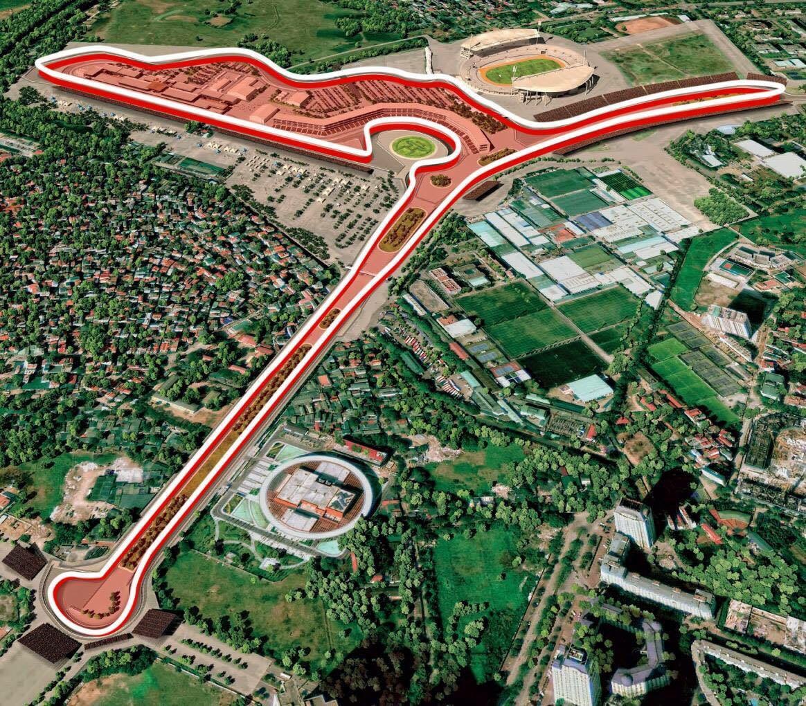 Những thiết kế về đoạn đường đua F1